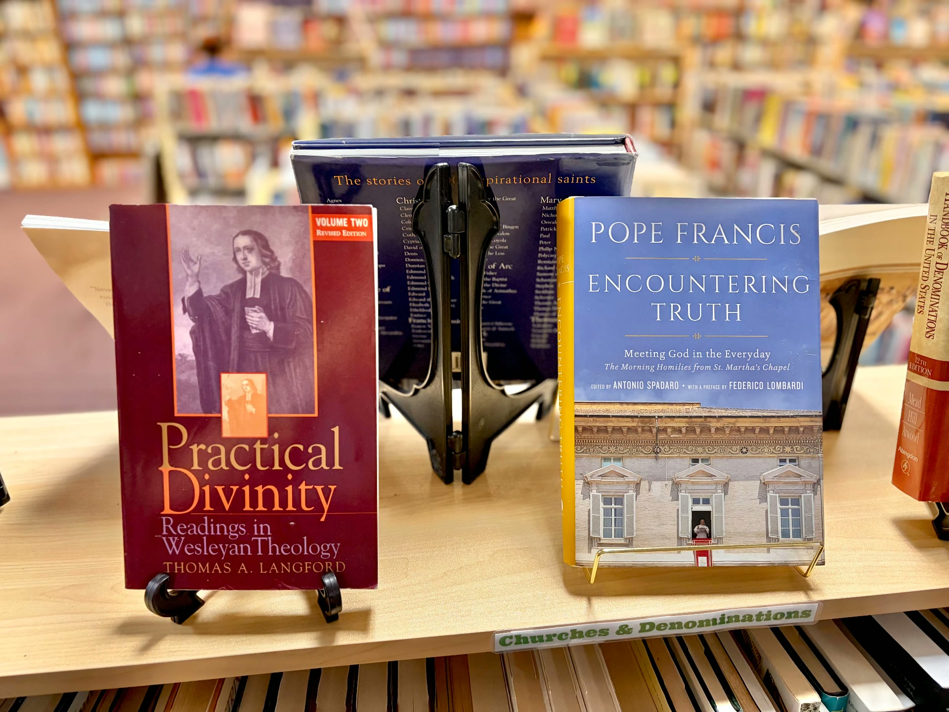 Churches and denominations titles including Practical Divinity and Pope Francis